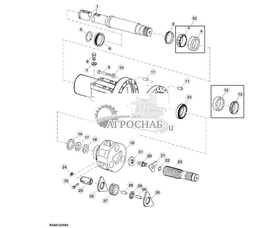Planetary And Axle Shaft (110mm) 
